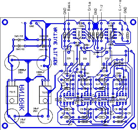  iştee 500W rms ampli