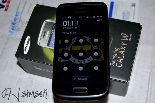  [SATILDI] GARANTİLİ SAMSUNG GALAXY W (GALAXY S3 TAKASLI)