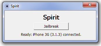 Spirit 3.1.3 JailBreak Windows Yönergesi | iPhone 3G-3Gs iPod Touch 3G