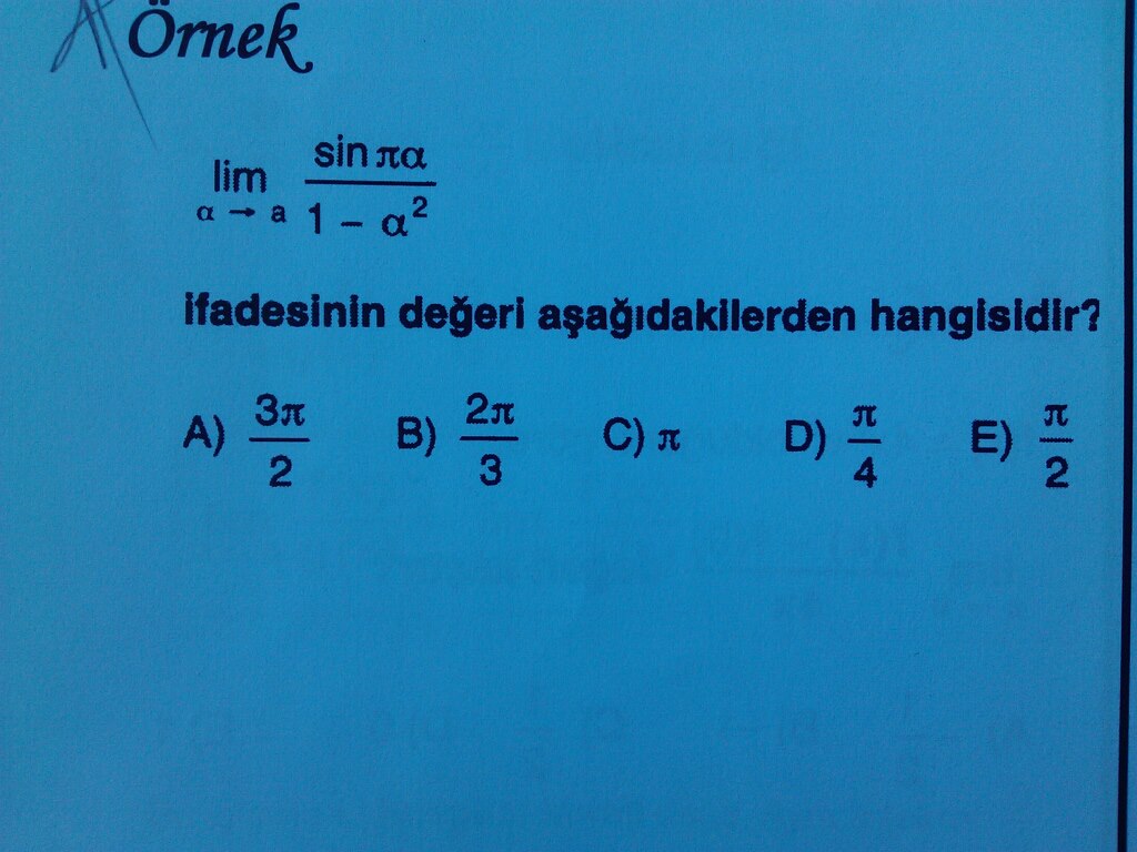  Matematik sorusu[Türev içerir]