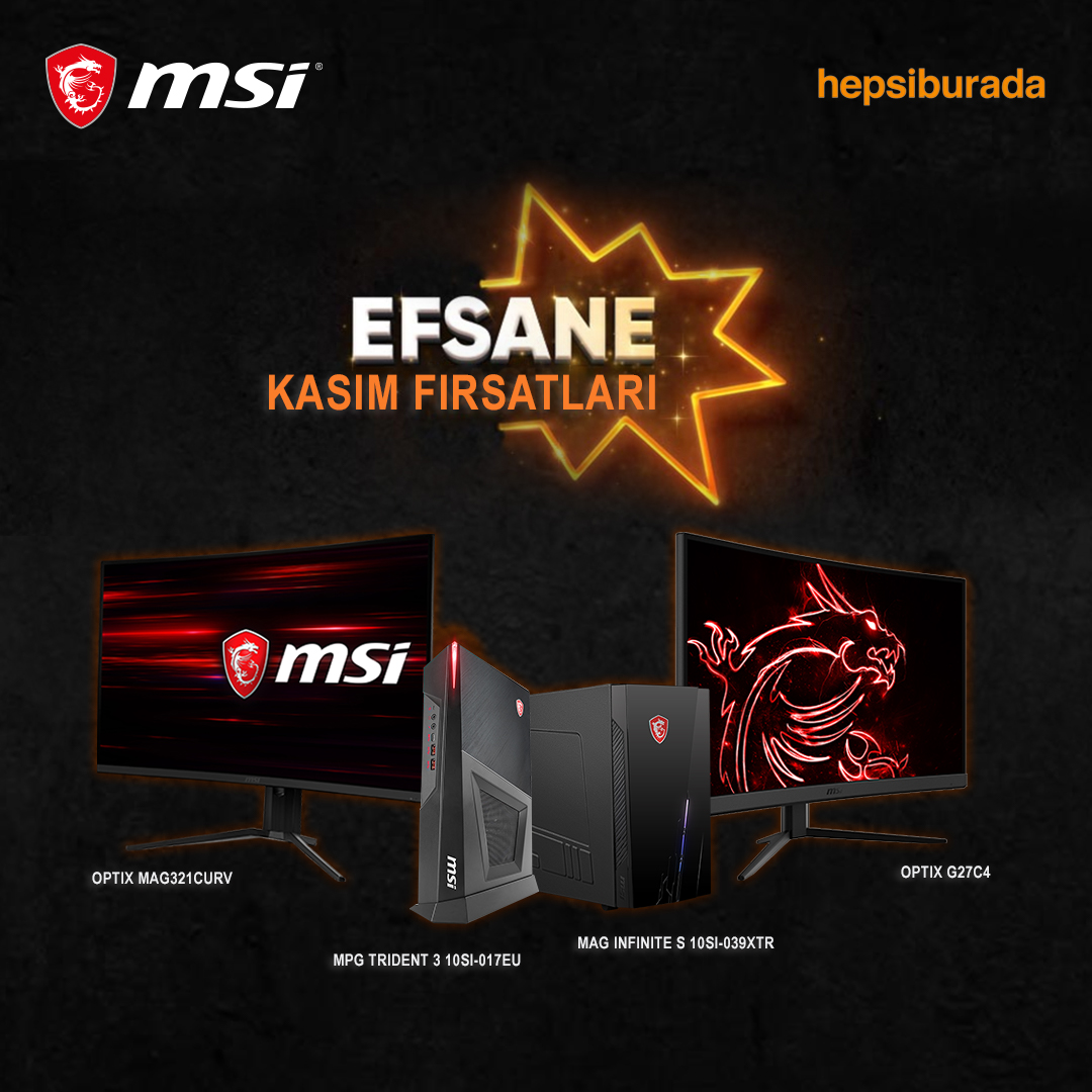 MSI Kasım Ayı Fırsatları