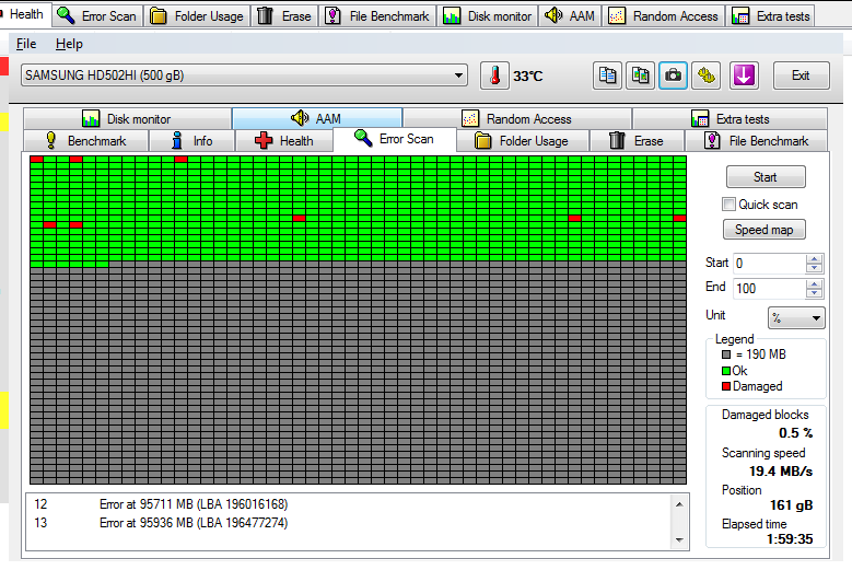  Hdtune disk değerleri değerlendirme?