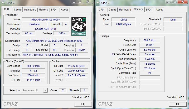  'E2160 C2D' vs 'X2 4000+ AM2' (65nm) ???