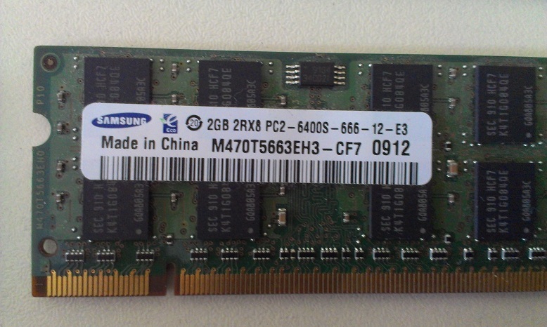  Satılmıştır - Samsung 2GBx2 DDR2 800