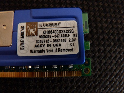  ^SATILDI^ Kingston HyperX 2 x 1 GB DDR2 CL5 -60 TL-