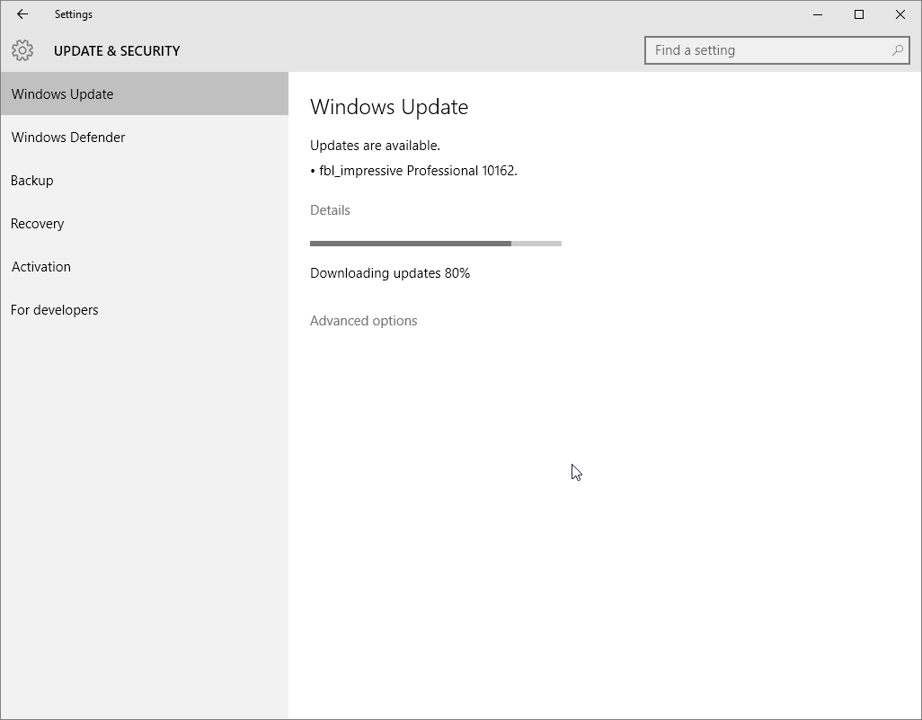  Windows 10 Fast Ring için 10162 yayınlandı.