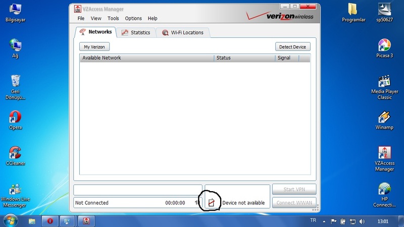  Format sonrası - WWAN SORUNU!