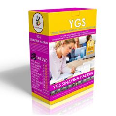  Görüntülü Dershane YGS Komple Eğitim Seti - 148 DVD Muhteşem Bir Set - Demolar Mevcut