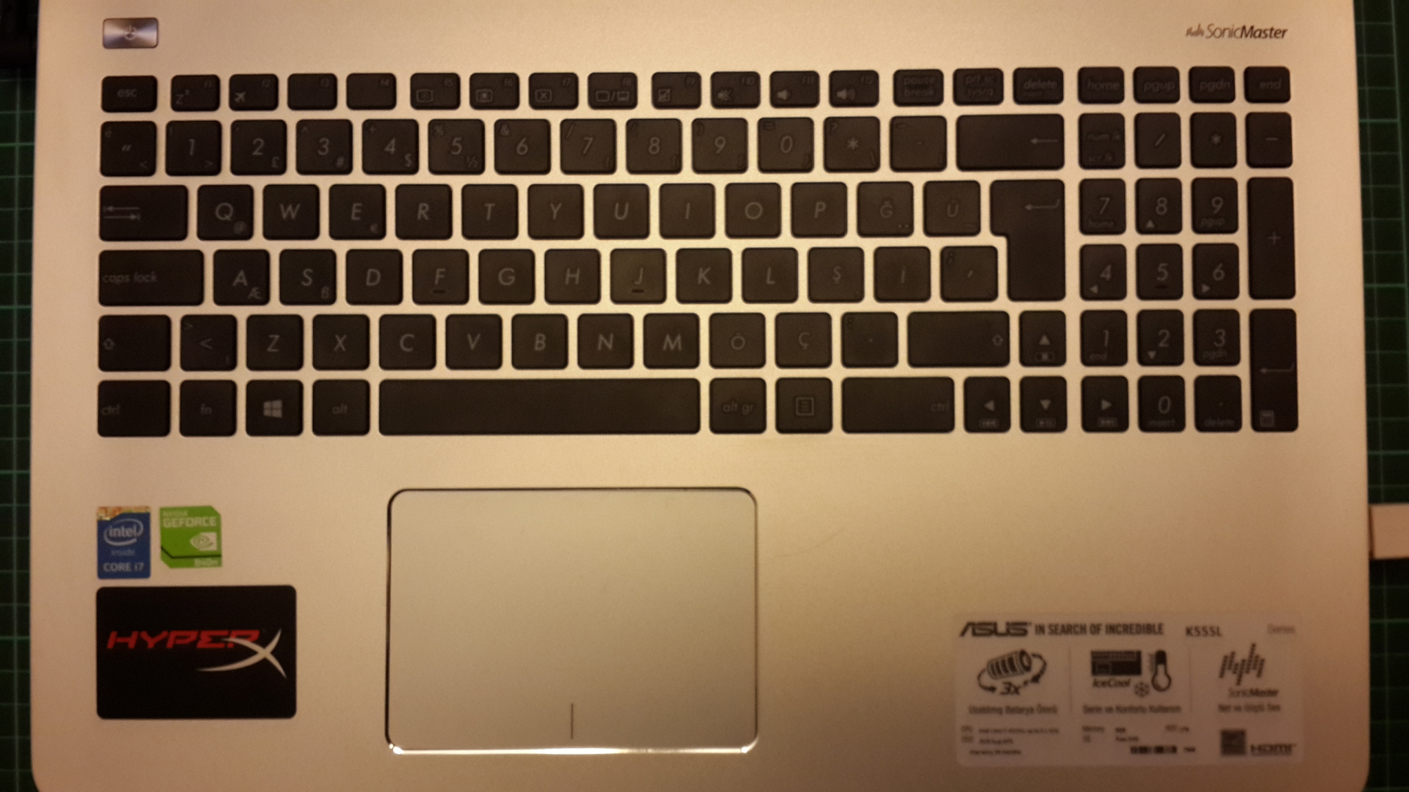  Asus K555LN-XO079D (Yeni kasa resimli inceleme)