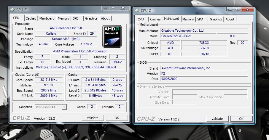  PhenomII X2 550=> x4 Core 3,9 ghz (SunBeam Core contact Freezer test eklendi).