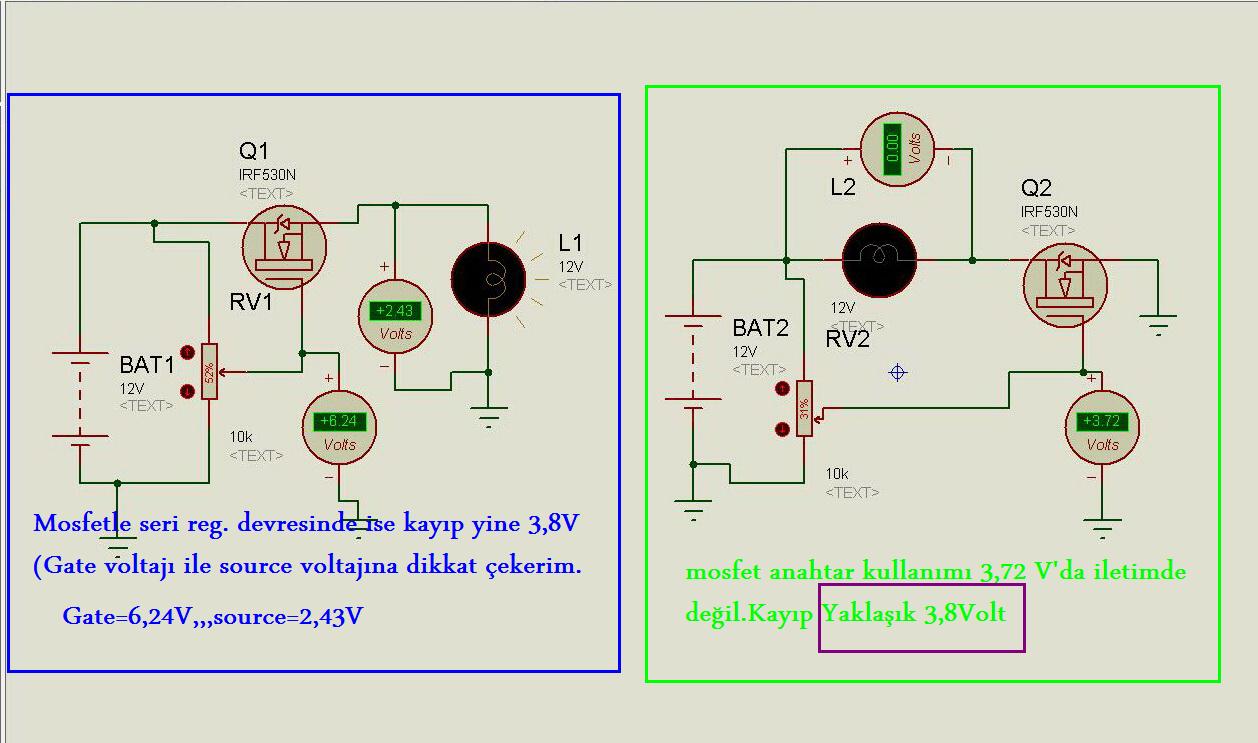 Isis De Mosfet Simulasyonu