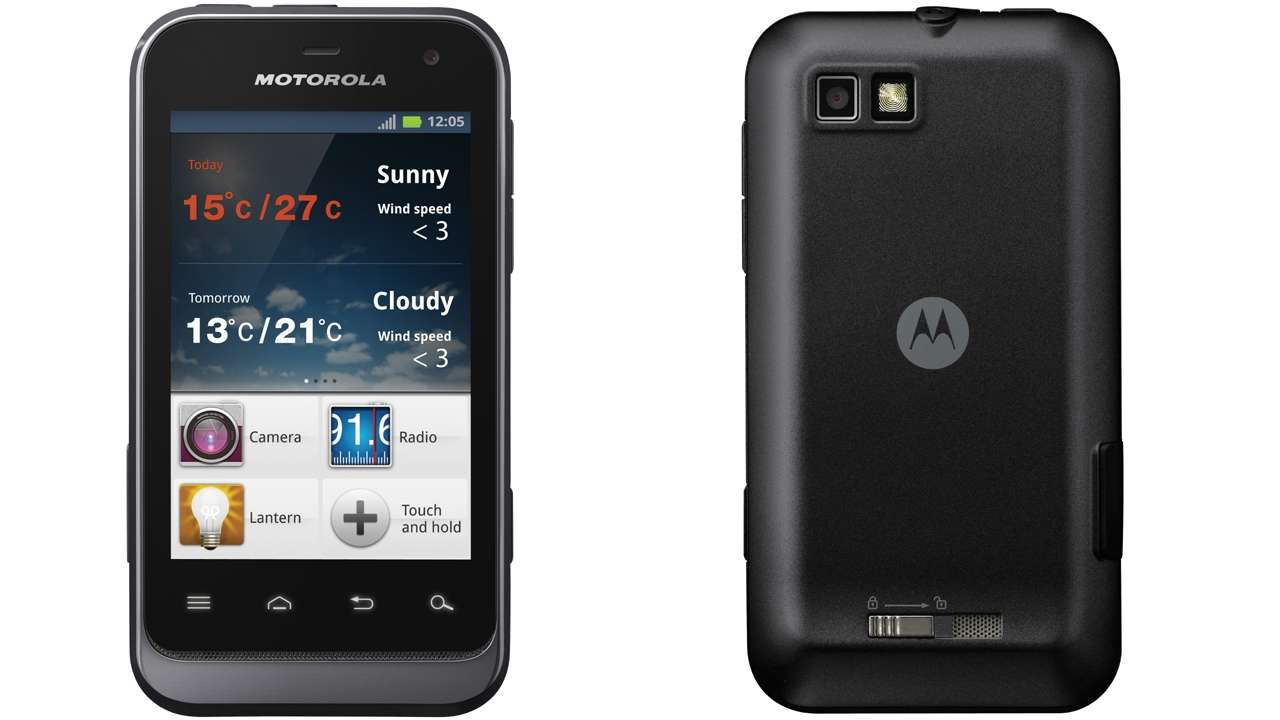  Motorola Defy Mini XT320 , su geçirmez, çizilmez, toz almaz