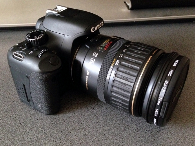  Canon 550D + 28-135 IS USM + Polarize Uv Filtreler + Çanta -- SATILDI(resimli)