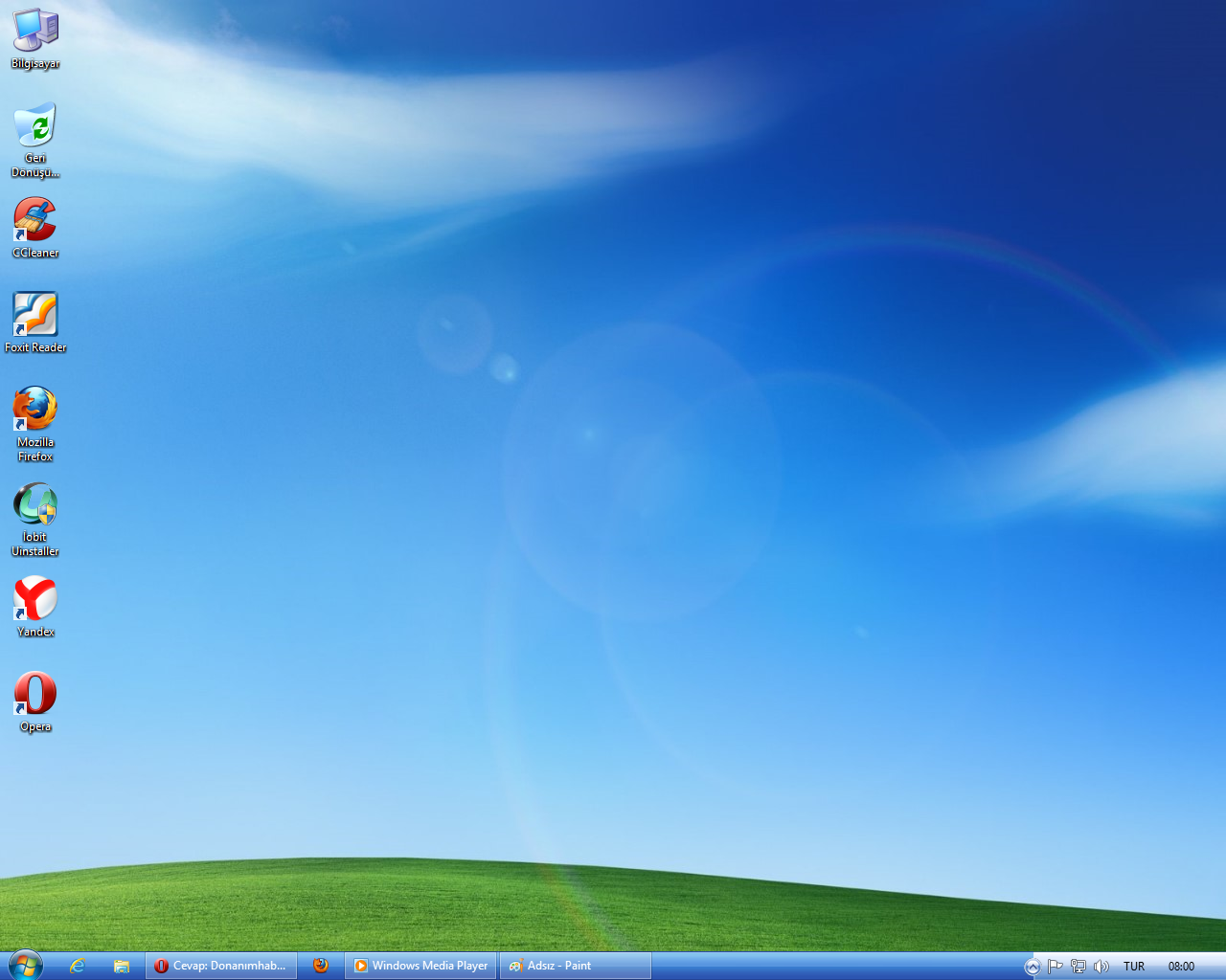 Windows xp blue