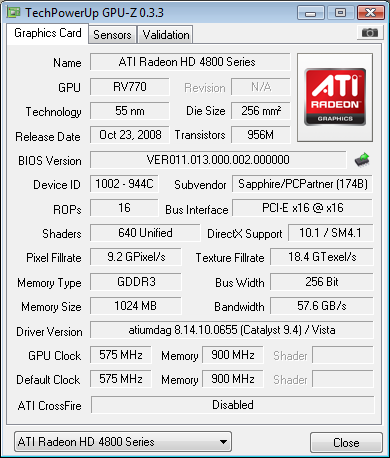  '800' paralel işlemcili Radeon HD 4830