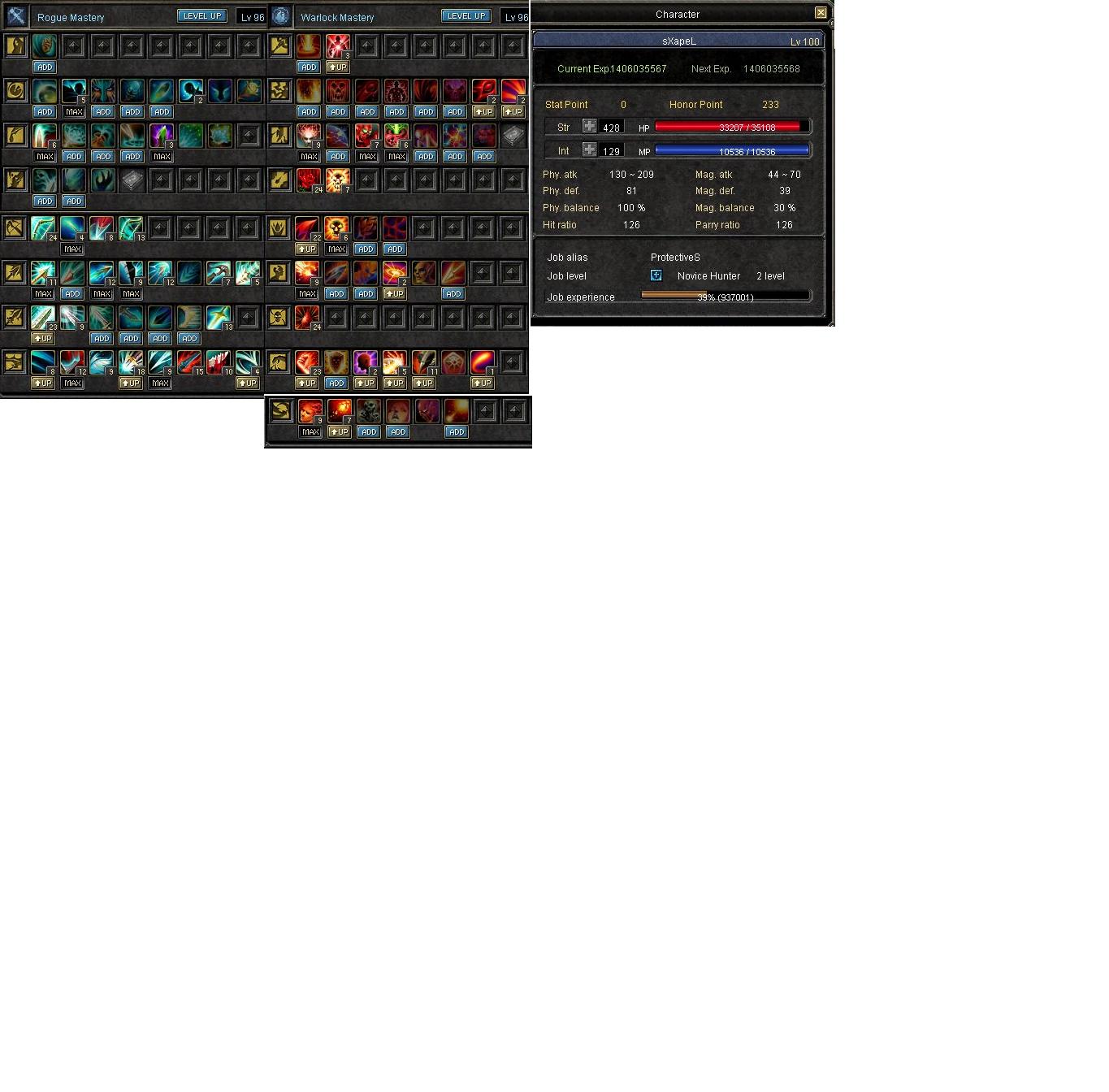  100 level Rogue/Warlock Sxapel(Mercury)