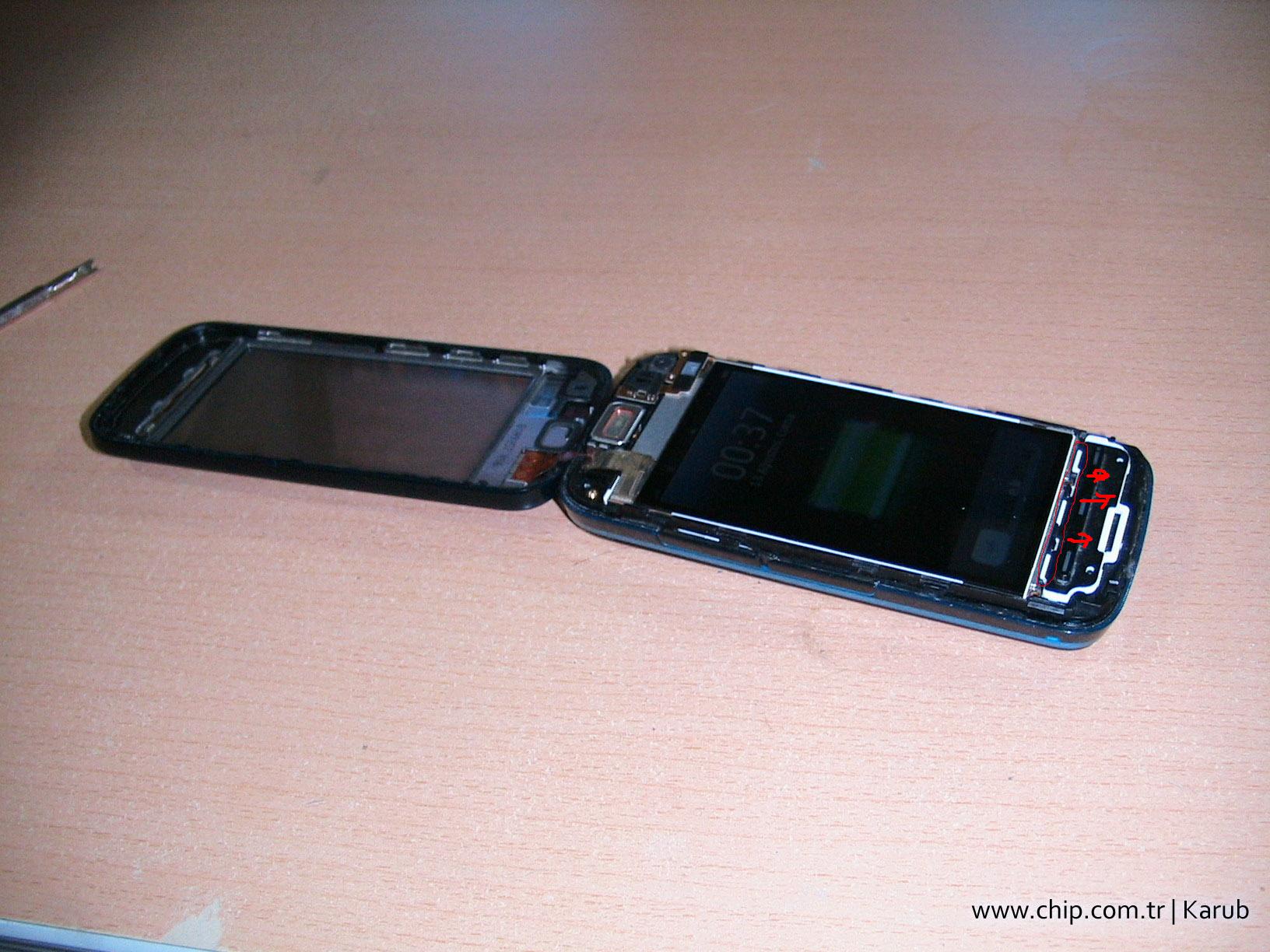  Nokia 5800 İç temizlik anlatımı (resimli)