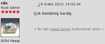  1 sene forumu bırakıyorum