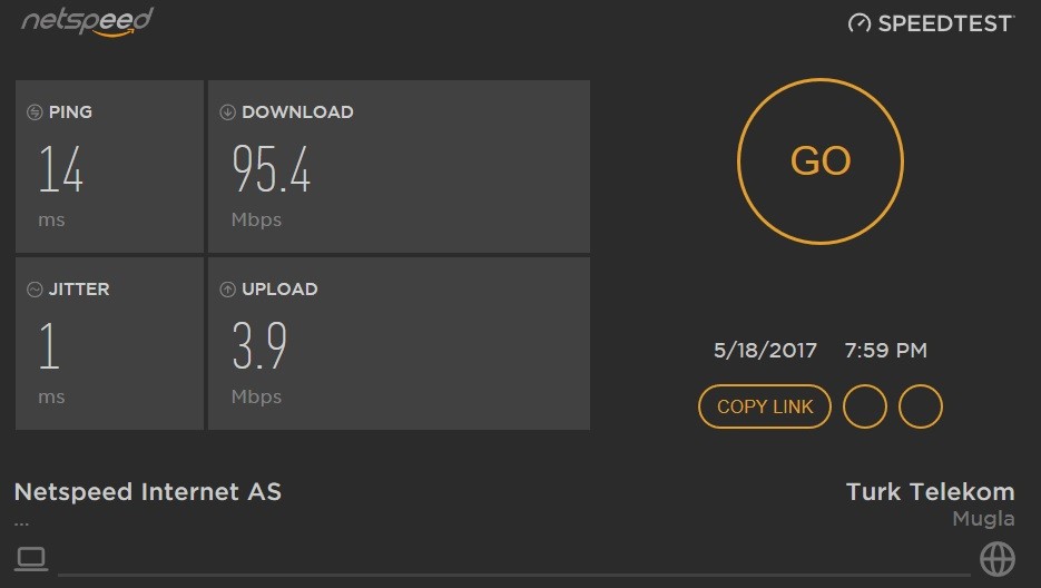 Netspeed - Taahhütsüz Yalın İnternet - Aylık 34 TL