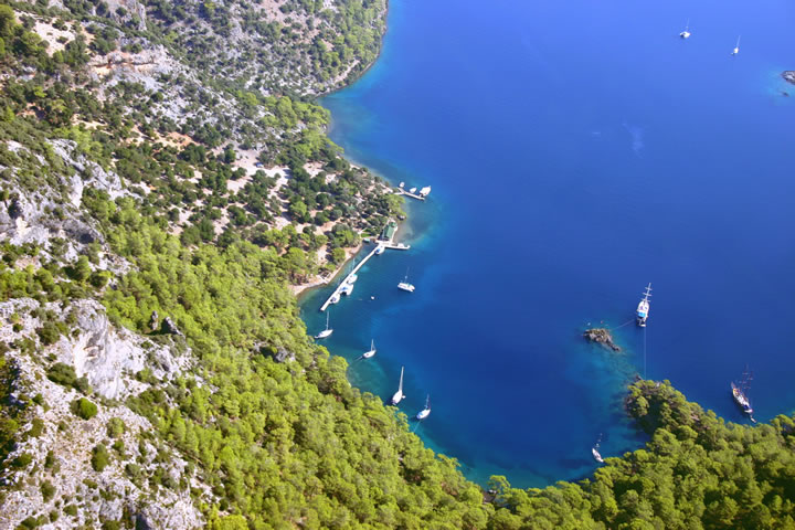  Göcek resimleri, Göcek koyları ve mavi yolculuk