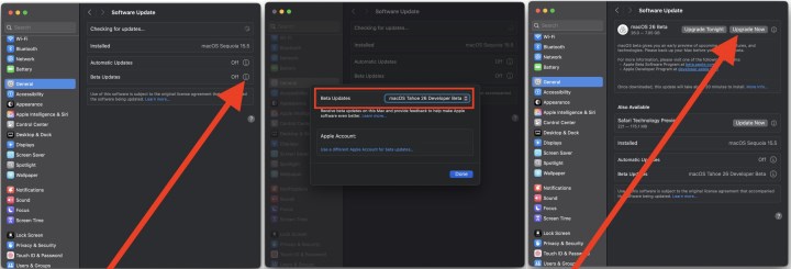 macOS Tahoe 26 developer beta nasıl indirilir ve yüklenir?
