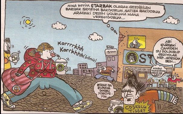 Starbucks amele yeri olmuş
