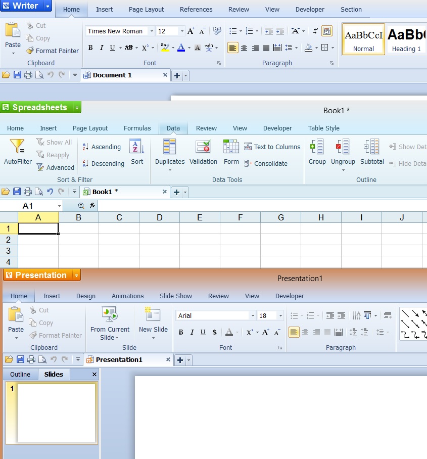  Kingsoft Office Suite Standard 2012 Ücretsiz (PC için)