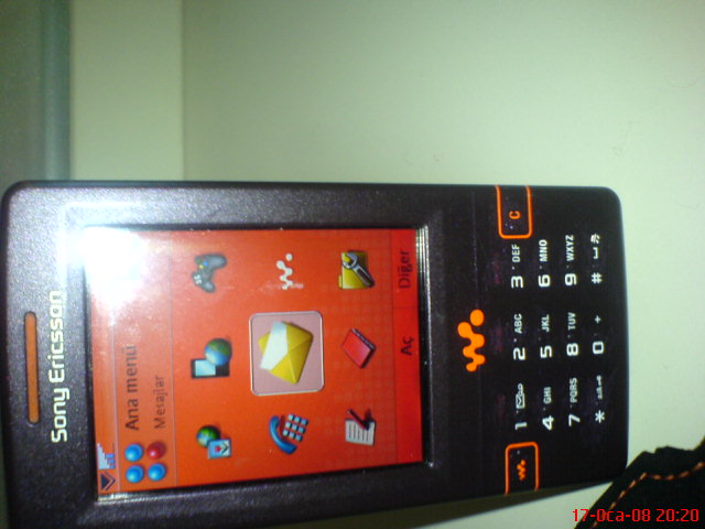  temiz garantili kelepir sony ericsson w950i