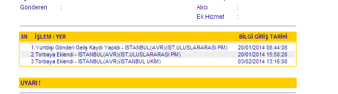  1. 	Torbaya Eklendi - İSTANBUL(AVR)(İST.ULUSLARARASI PİM)