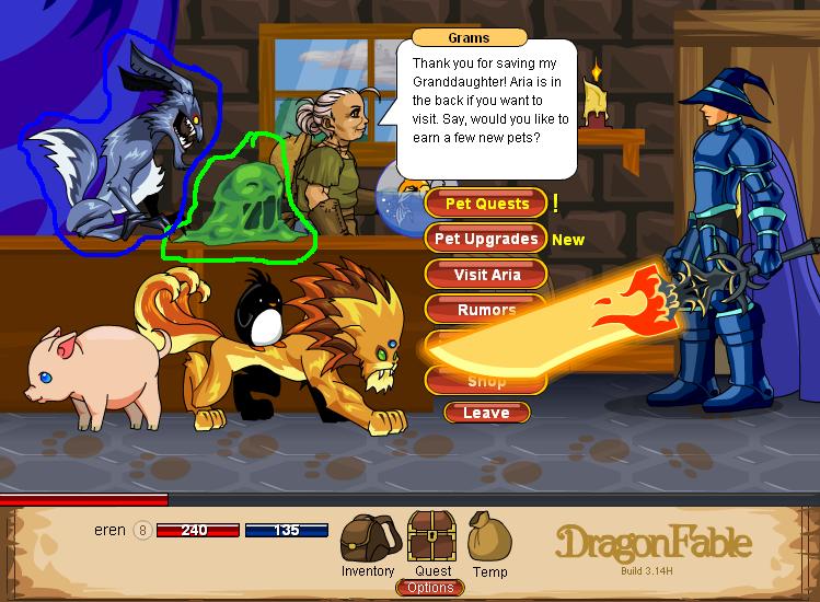 Dragon Fable(www.dragonfable.com) .