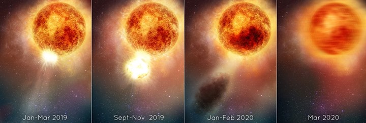 Galaksimizdeki dev yıldızda benzeri görülmemiş bir patlama yaşandı