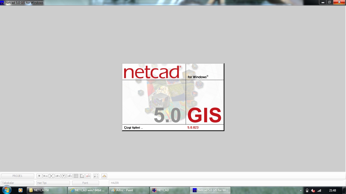  NETCAD win7 64bit  BULUNDU :D