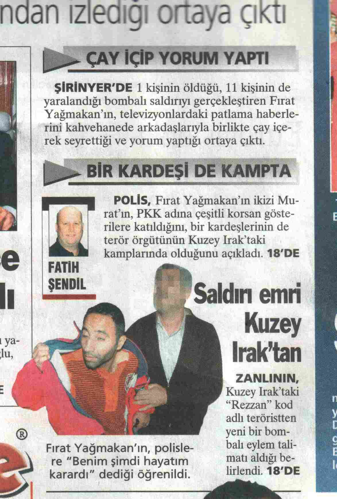  İzmir de pkk bombacısı yakalanmış...