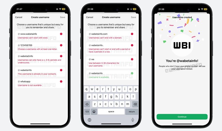WhatsApp’ta yeni dönem: Telefon numaranız yerine kullanıcı adı kullanın