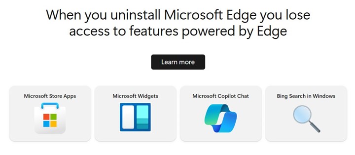 Microsoft'tan Edge tarayıcısının silinmemesi için ilginç taktik