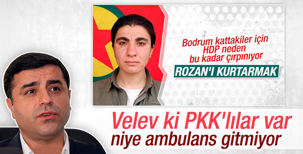  Selahattin Demirtaş PKK'lılara ambulans istiyor