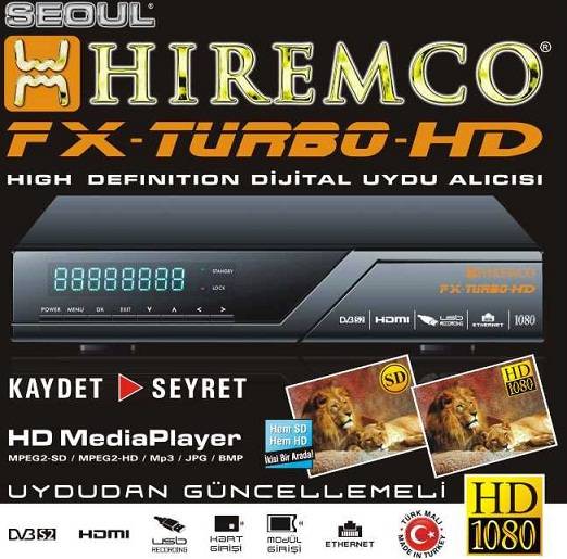  SEOUL HIREMCO FX TURBO HD UYDU ALICISI