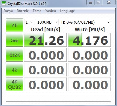  FLASH DISK TEST BAŞLIĞI!!!