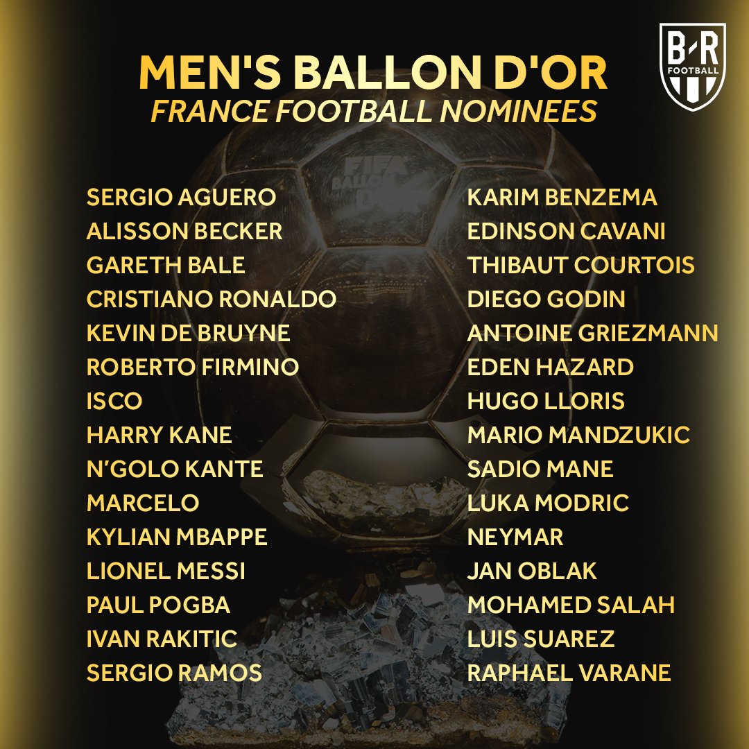 30 kişilik Ballon d'Or listesi açıklandı