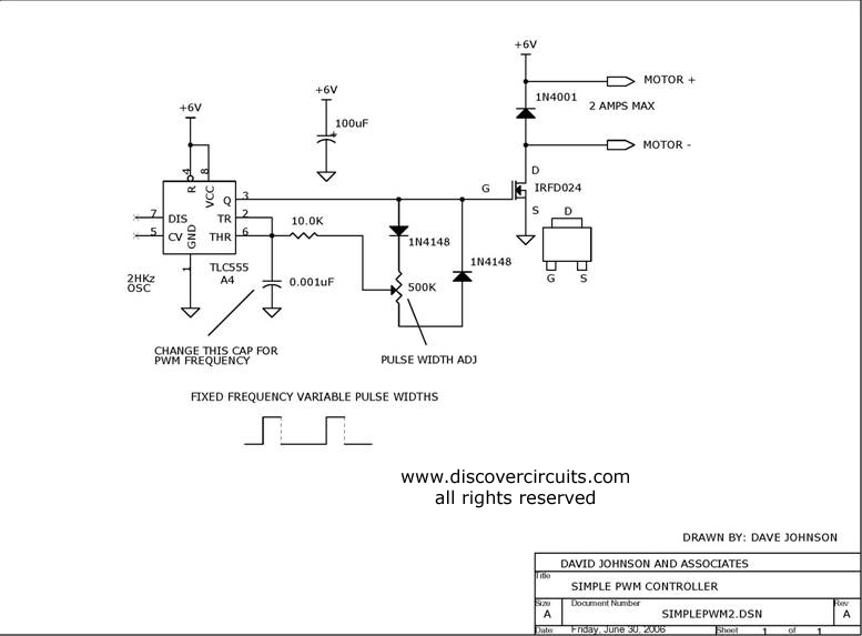  555 ile dc motor hız kontrolü