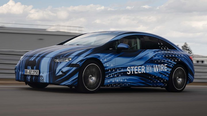 Mercedes, lövye şeklinde direksiyon ve 'steer-by-wire' teknolojisini getiriyor