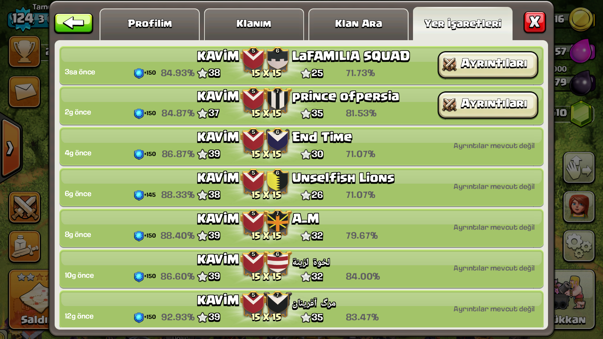  6 Lvl Klan Saglam clan