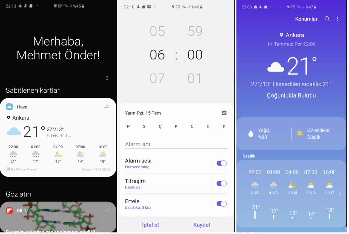 Samsung One UI Arayüzü İncelemesi