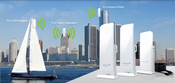 Yeni Amped Wireless ürünleri WiFi mesafesini 2.5km'ye kadar çıkarıyor 