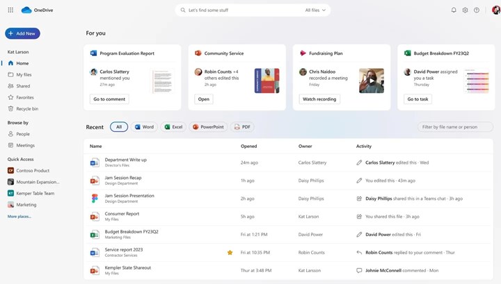 Microsoft OneDrive tepeden tırnağa yenilendi: Yeni tasarım, yapay zeka ve fazlası
