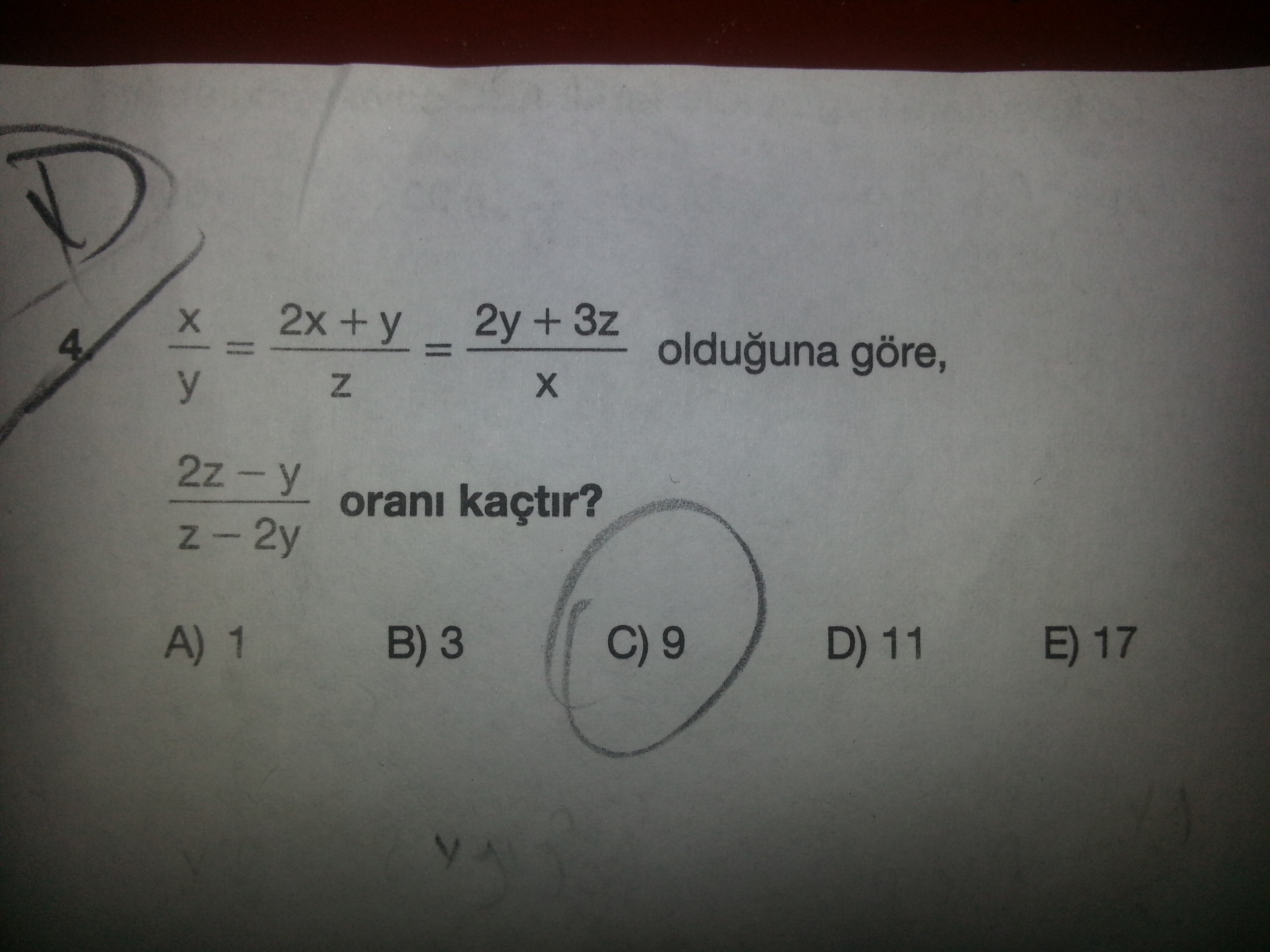  Sağlam sorular (mat) yardım