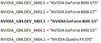  ## Nvidia GeForce 8600GS Üzerinde Çalışıyor ##