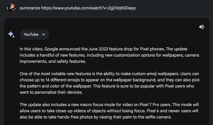 Google Bard, artık YouTube videolarını izleyebiliyor