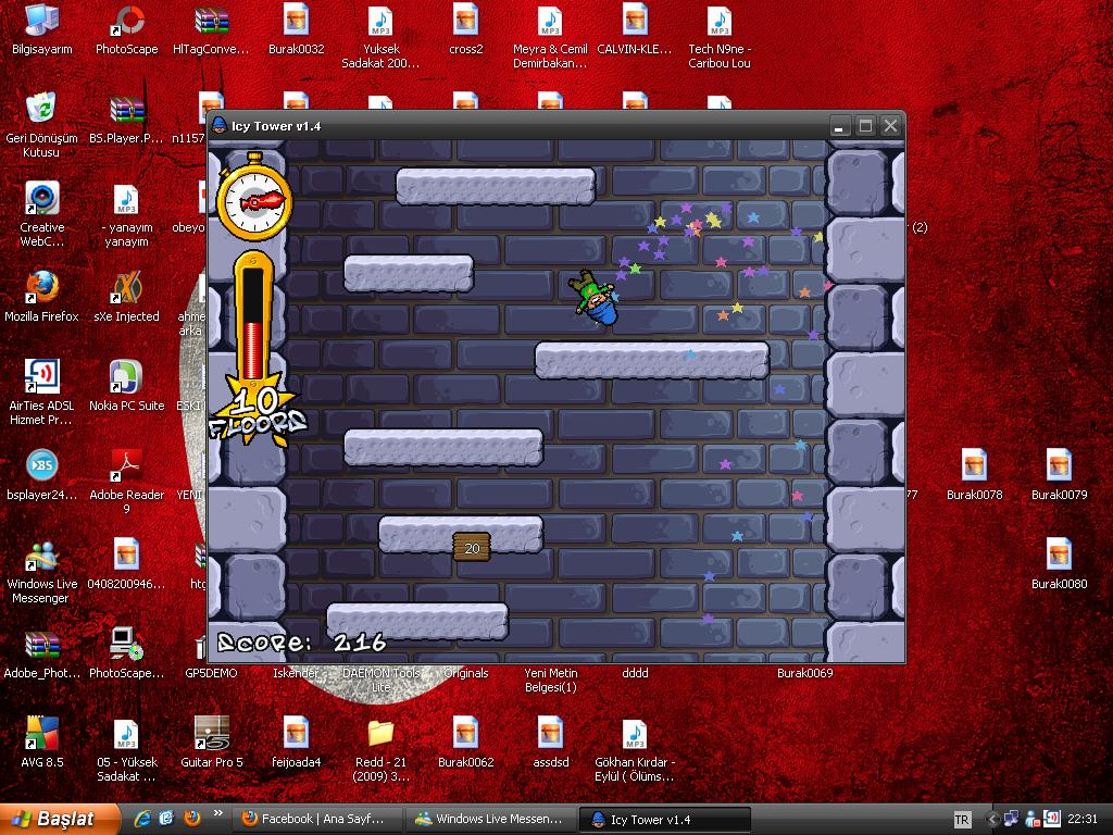  Icy Tower 1.4 - Zevkli Bir Masaüstü oyunu (( SS ))