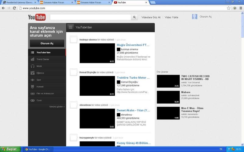 Youtube küçük resim sorunu ve birkaç sorun daha